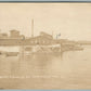 MACHIASPORT ME BOOTH FISHERIES CO. ANTIQUE REAL PHOTO POSTCARD RPPC