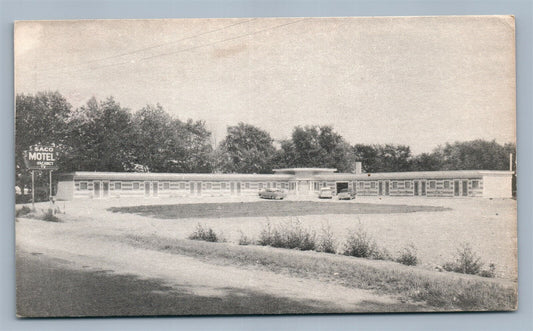 SACO ME MOTEL VINTAGE POSTCARD