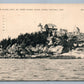 MT.DESERT ISLAND ME BEAR ISLAND LIGHT HOUSE ACADIA NAT'L PARK VINTAGE POSTCARD