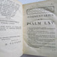 1766 Commentarius ad Psalmos by HERMAN VENEMA antique VELLUM BINDING in LATIN