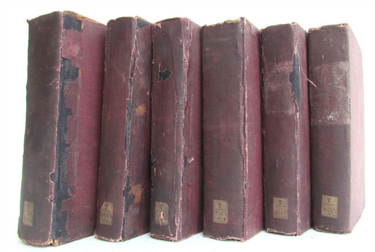 1750 6 volumes FRENCH DIPLOMATIC TREATISE antique ILLUSTRATED RARE