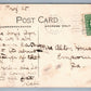 OBERLIN OH WARNER GYMNASIUM 1909 ANTIQUE POSTCARD