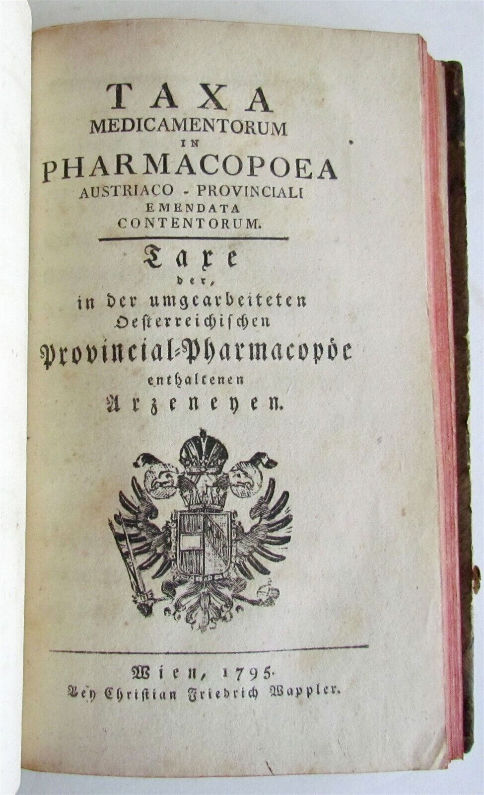 1794 PHARMACOLOGY TREATISE on NUSHELLS by J Friderich ANTIQUE in German PHARMACY