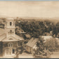 EAST JAFFREY NH BIRDS EYE VIEW ANTIQUE REAL PHOTO POSTCARD RPPC