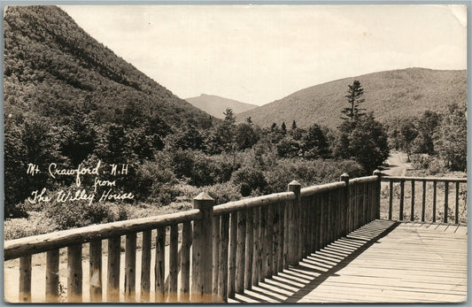 MT. CRAWFORD NH VINTAGE REAL PHOTO POSTCARD RPPC