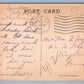 CONNECTICUT TOBACCO ADVERTISING VINTAGE POSTCARD