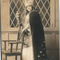 DRESSED YOUNG LADY ANTIQUE REAL PHOTO POSTCARD RPPC