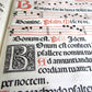 1621 PSALTERIUM ROMANUM antique MISSAL ANTIPHONAL FOLIO 11x6" w/ musical notes