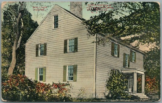 SOMERVILLE NJ WALLACE HOUSE ANTIQUE POSTCARD