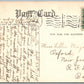 WASHINGTON NJ PRESBYTERIAN CHURCH 1908 ANTIQUE POSTCARD