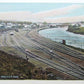 BROWNVILLE ME BAND A.R.R. YARDS railroad train railway ANTIQUE POSTCARD