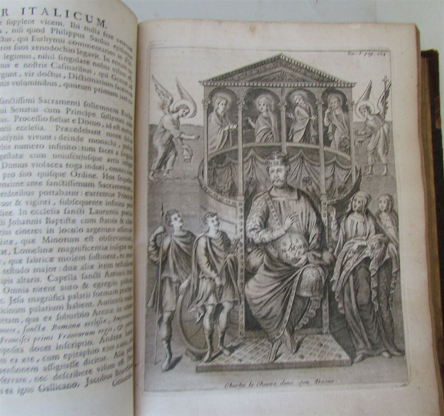 1724 MUSEUM ITALICUM antique ILLUSTRATED w/ ENGRAVINGS