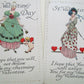 LOT of 9 ST.VALENTINE DAY EMBOSSED ANTIQUE POSTCARDS