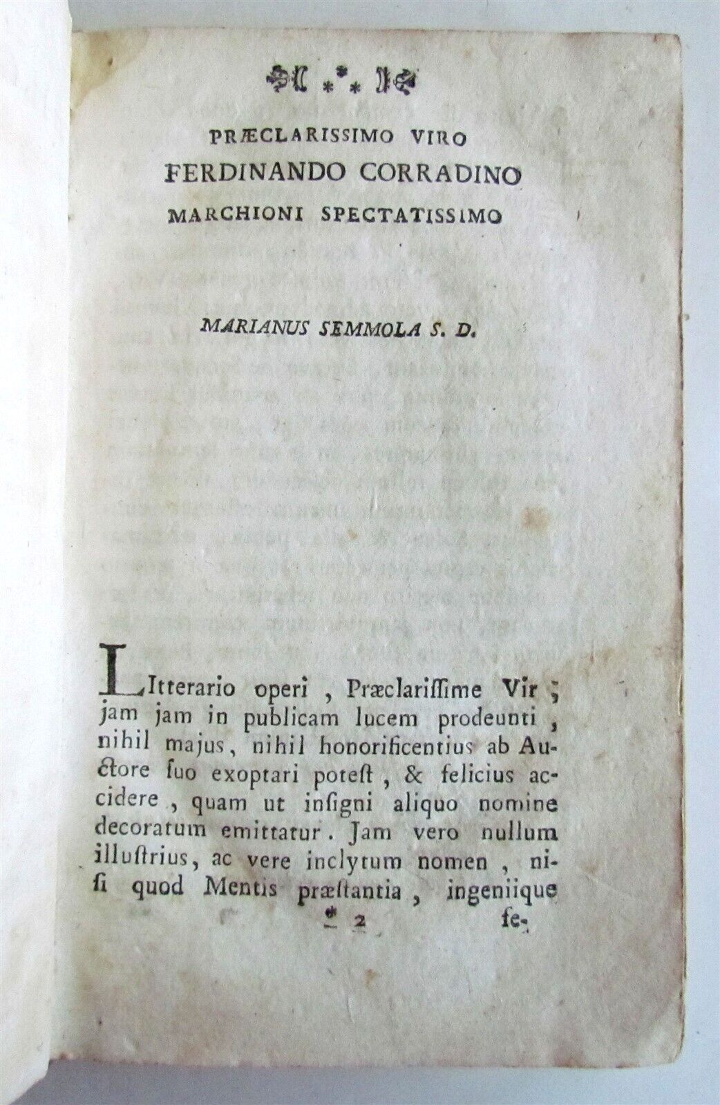 1797 INSTITUTIONES PHILOSOPHICAE by MARIANO SEMMOLA antique VELLUM BOUND