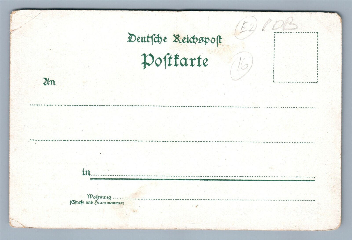 BERLIN GERMANY W.HUBREGTSE MIDDELBURG ADVERTISING ANTIQUE POSTCARD
