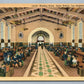 LOS ANGELES RAILROAD DEPOT WAITING ROOM VINTAGE POSTCARD RAILWAY TRAIN STATION