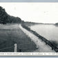 WILKES-BARRE PA RIVER FRONT & COMMON ANTIQUE POSTCARD