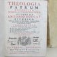 1736 VELLUM BINDING 7 VOLUMES LOT THEOLOGIA PATRUM by ANTONIO BOUCAT ANTIQUE