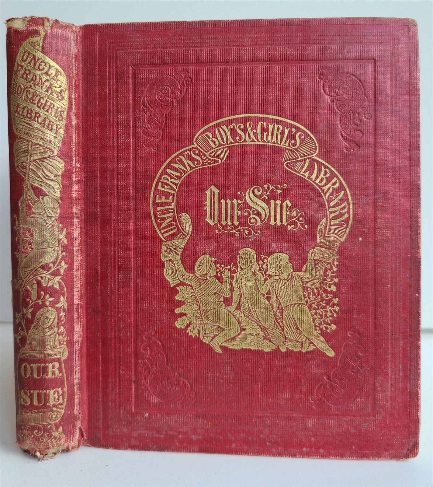 1852 OUR SUE: HER MOTTO and ITS USES by UNCLE FRANK antique AMERICAN