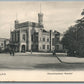 WROCLAW POLAND BRESLAU GERMANY RAILROAD STATION ANTIQUE POSTCARD