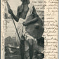 EGYPT WARRIOR GUERRIER SAUDANAIS ANTIQUE POSTCARD