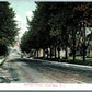 WASHINGTON NJ BELVIDERE AVE. 1908 ANTIQUE POSTCARD