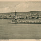 VARNA BULGARIA THE PORT ANTIQUE POSTCARD