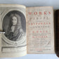 1719 WORKS of VIRGIL in ENGLISH by DRYDEN 3 VOLUMES antique ILLUSTRATED