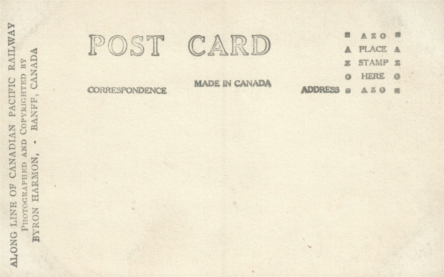 MOUNT STEPHEN FIELD CANADA RAILROAD VINTAGE REAL PHOTO POSTCARD RPPC TRAIN