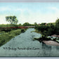 FORESTVILLE CT RAILROAD BRIDGE ANTIQUE POSTCARD