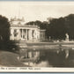 WARSAW POLAND WARSZAWA PARK w LAZIENKACH VINTAGE REAL PHOTO POSTCARD RPPC