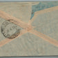 BRAZIL PEDRO VILLA NOVA via AEREA VINTAGE COVER w/ STAMPS