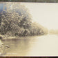 WESTON N.J. RIVER VIEW RPPC ANTIQUE REAL PHOTO POSTCARD