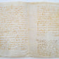 16th-17th century OLD MANUSCRIPT on VELLUM antique LAW DOCUMENT in FRENCH