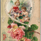 VALENTINE GREETINGS ANTIQUE POSTCARD by John Winsch 1911