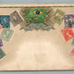 BRAZIL EMBOSSED STAMPS PHILATELIC ANTIQUE POSTCARD