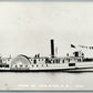 SHIP FAWN ST.JOHN RIVER CANADA VINTAGE REAL PHOTO POSTCARD RPPC