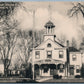 HICKSVILLE LONG ISLAND NY COURT HOUSE VINTAGE POSTCARD