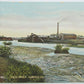 ANTIQUE 1908 POSTCARD SACO RIVER LUMBER COMPANY BIDDEFORD ME