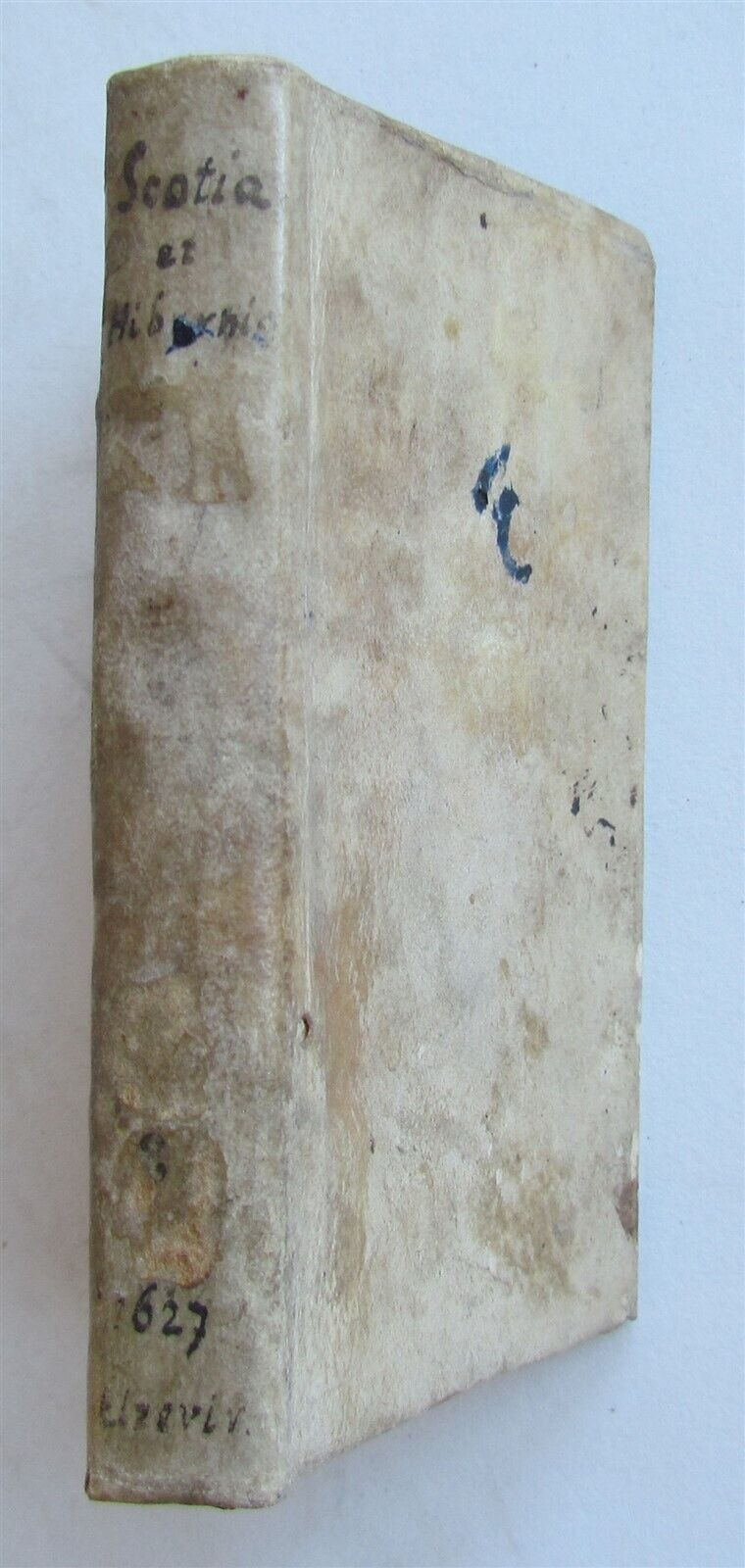 1627 SCOTLAND ELZEVIER PRESS antique VELLUM Respublica Scotiae et Hiberniae