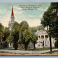 JERSEY SHORE PA SLONAKER RESIDENCE & BAPTIST CHURCH ANTIQUE POSTCARD