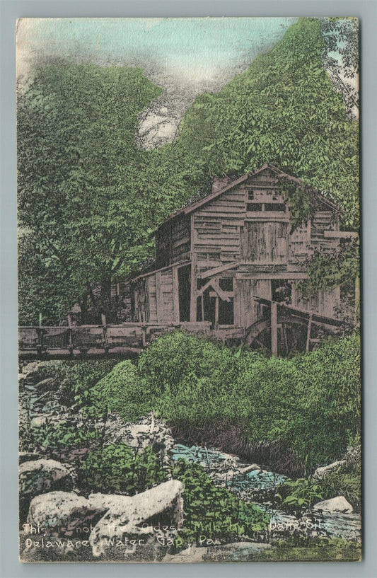 DELAWARE WATER GAP PA ANTIQUE POSTCARD