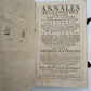 1691 BLIND-STAMPED PIGSKIN OVER WOODEN BOARDS FOLIO ANNALES ECCLESIASTICI Vol.15