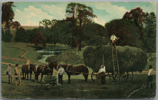 VERNFIELD PA NYCE POST CARD CO. ADVERTISING ANTIQUE POSTCARD