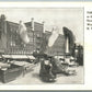 WATERTOWN N.Y. NEW WOODRUFF HOTEL BIG GUEST EXAGGERATED ANTIQUE 1910 POSTCARD