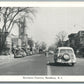 WOODBURY NJ BUSINESS DISTRICT VINTAGE POSTCARD