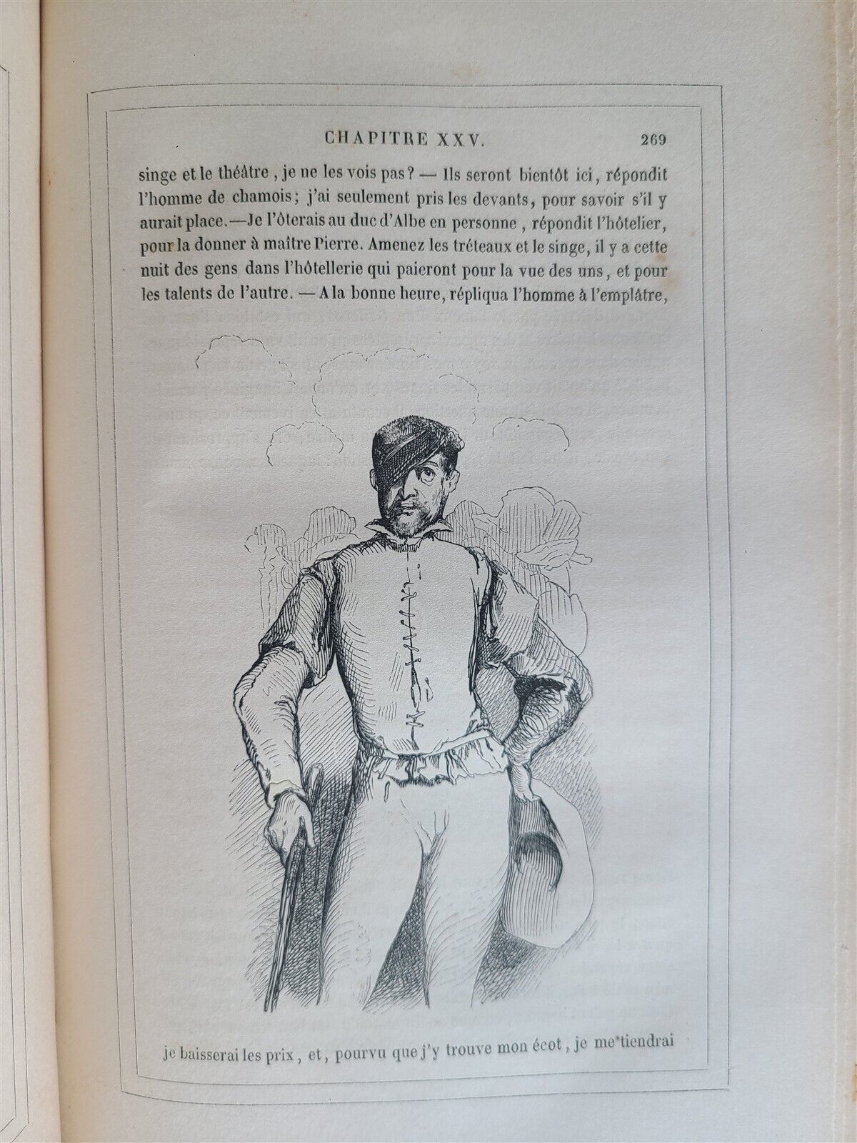 1836 DON QUICHOTTE DE LA MANCHE MIGUEL de CERVANTES 2 VOLS antique ILLUSTRATED