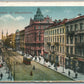 WARSAW POLAND WARSZAWA MARSZALKOWSKA STREET ANTIQUE POSTCARD