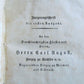 1801 HORACE WORKS in GERMAN antique