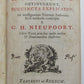 1723 RITUUM ROMANOS by G.H.NIEUPOORT antique ROMAN ANTIQUITY ILLUSTRATED